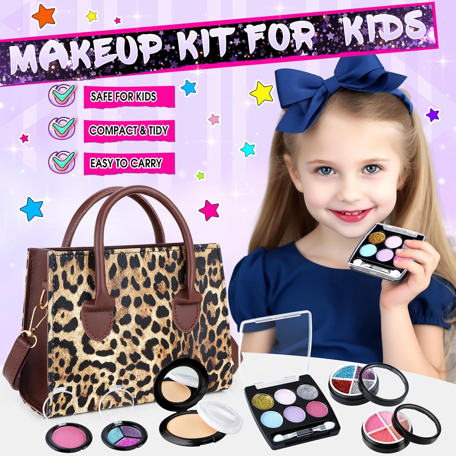 GIFTINBOX Kids Makeup Kit for Girl Toys