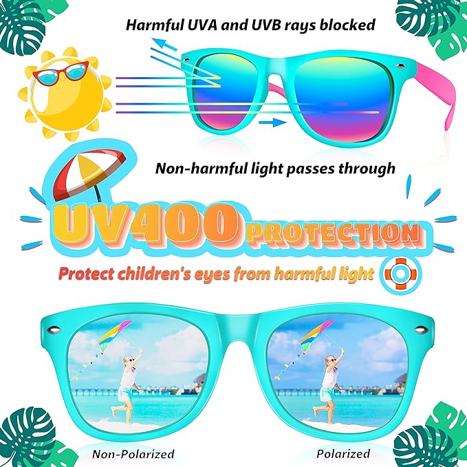 GIFTINBOX Kids Sunglasses Bulk Kids Sunglasses Party Favor