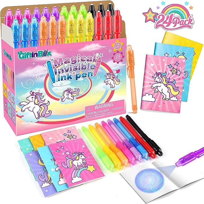 GIFTINBOX Unicorn Party Favors for Kids 