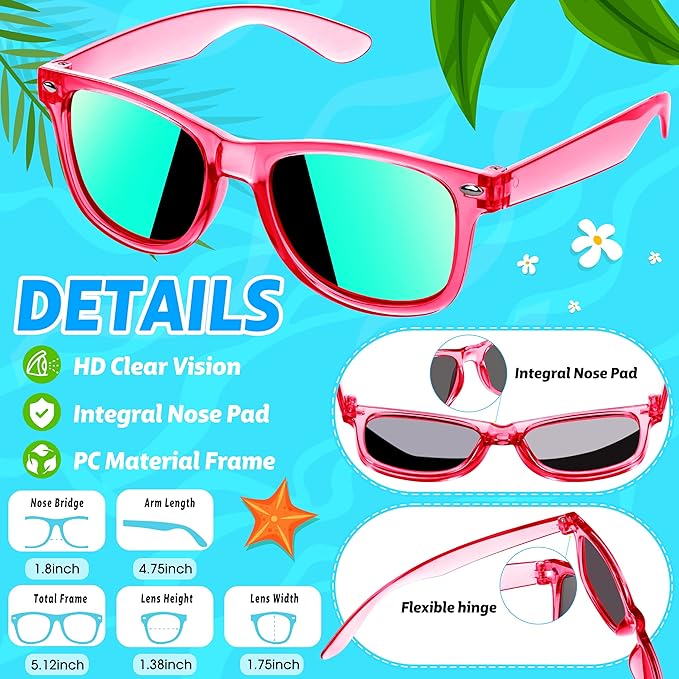 GIFTINBOX Kids Sunglasses Bulk, Kids Sunglasses Party Favor